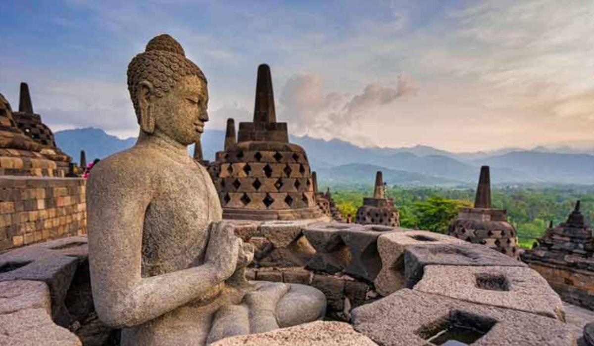 Candi borobudur Galeri lelah bahagia