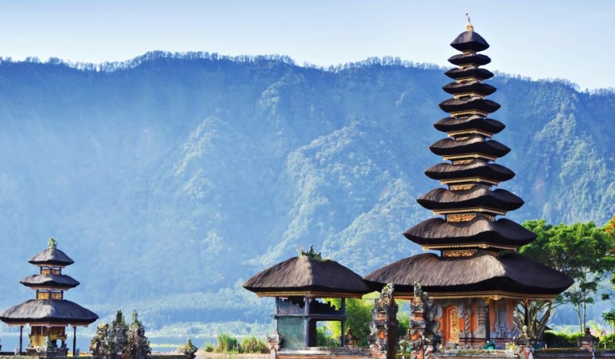 Panorama wisata pulau bali