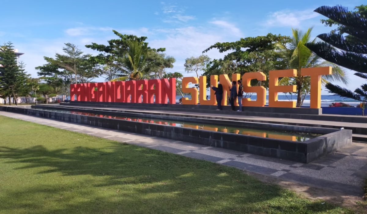 pengandaran sunset lelahbahagia